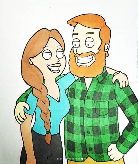 Inspirado em "Family Guy". Foto: Reprodução/Instagram