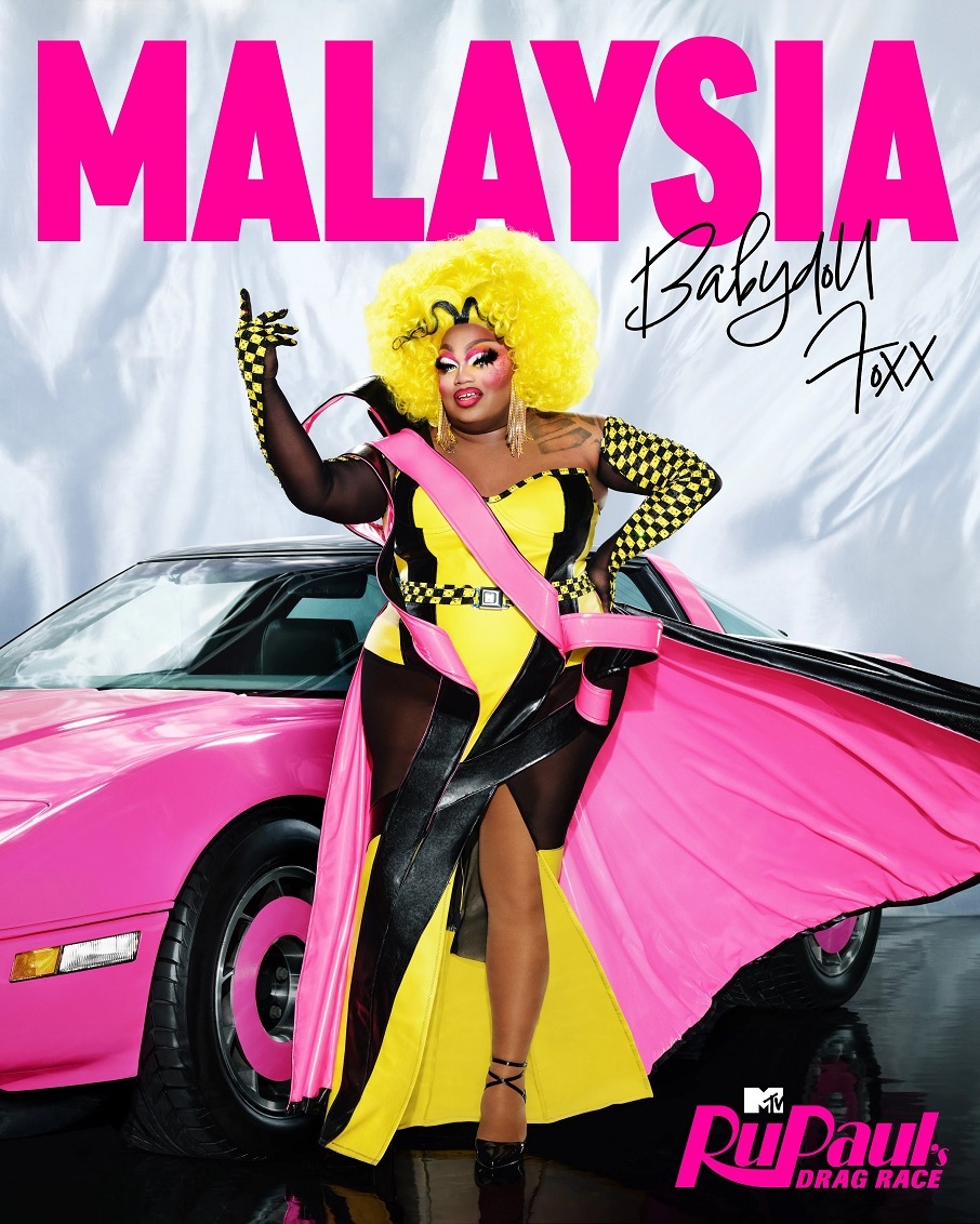 Malaysia Babydoll Foxx, drag queen da 15ª temporada de RuPaul's Drag Race.. Foto: Reprodução/Instagram 17.01.2023