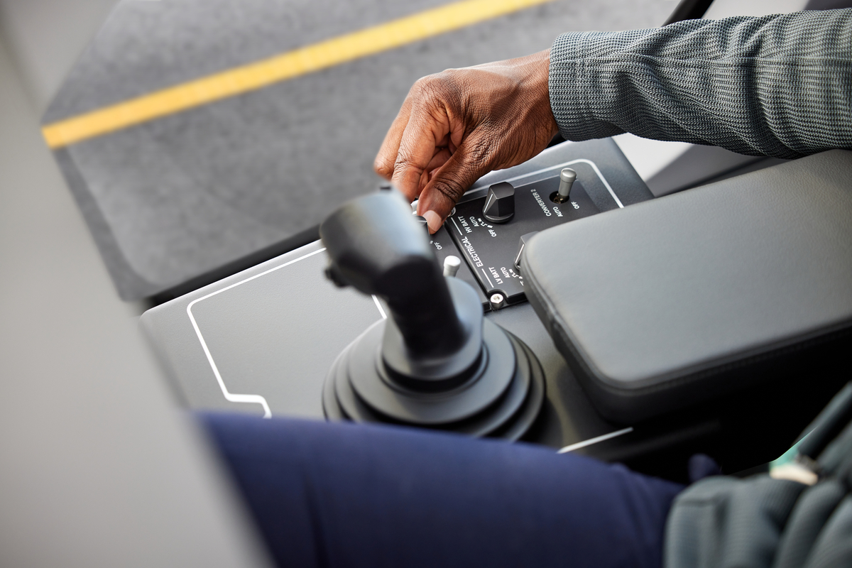 Detalhes do mockup do carro voador da Embraer. Foto: Eve Air/Embraer/Divulgação