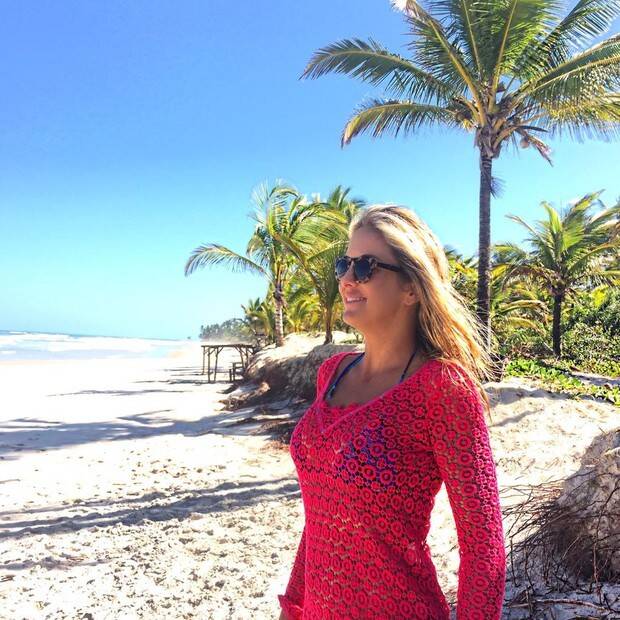 Ticiane Pinheiro curte férias no Nordeste com o namorado, César Tralli. Foto: Reprodução/Instagram