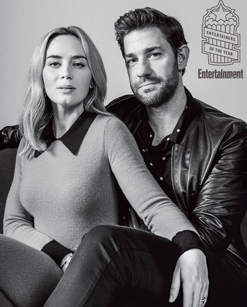 Em 2010, ela se casou com o ator e diretor John Krasinski. Os dois trabalharam juntos no filme “Um Lugar Silencioso”, em 2018.  Reprodução: Flipar