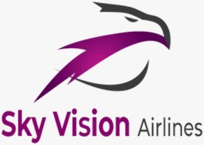 A Sky Vision Airlines é uma companhia aérea privada egípcia que começou a operar em 2023 e tem sede no Cairo , Egito . Reprodução: Flipar