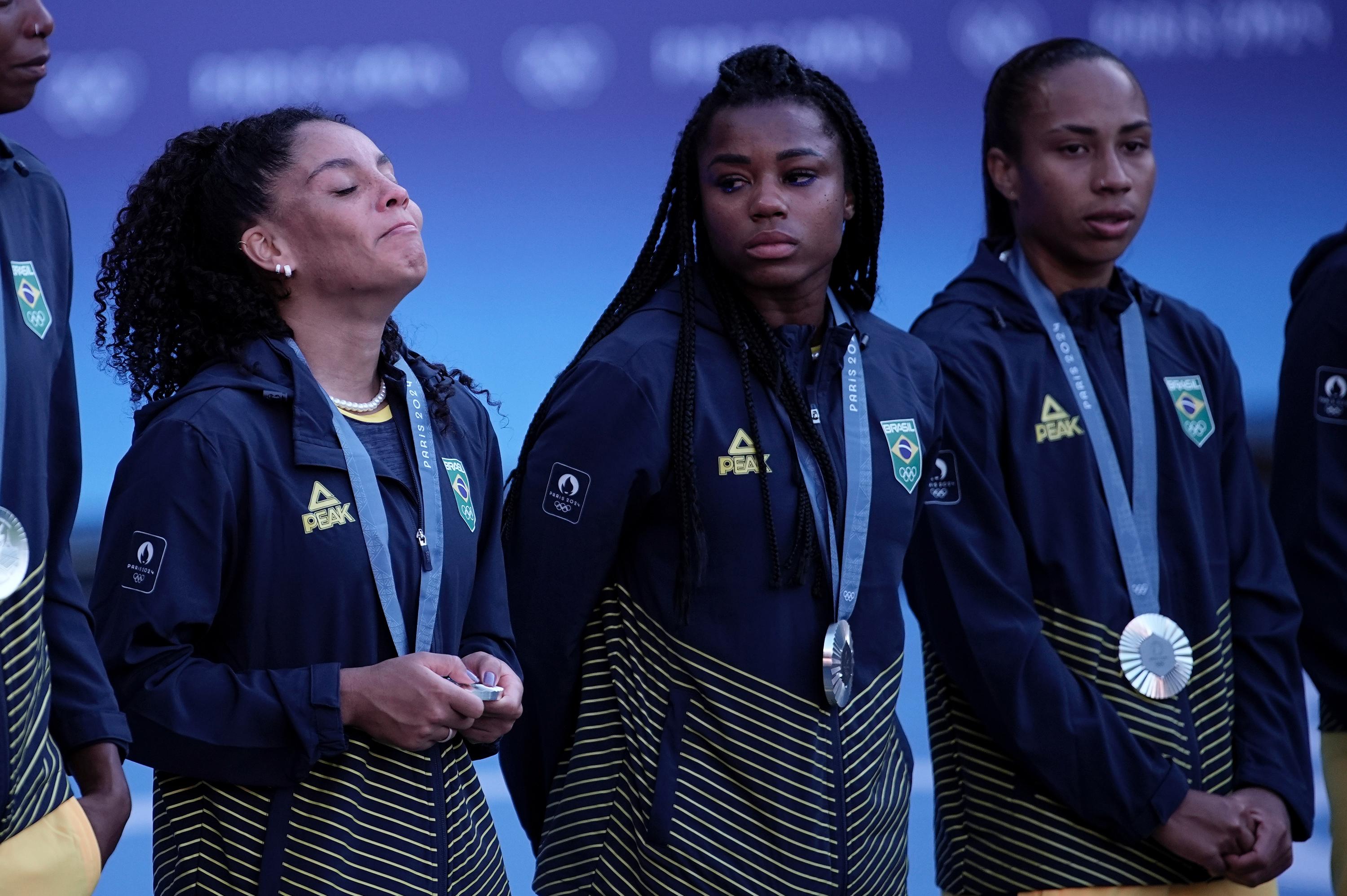 Brasil recebe medalha de prata nos Jogos Olímpicos de Paris Foto: Alexandre Loureiro/COB