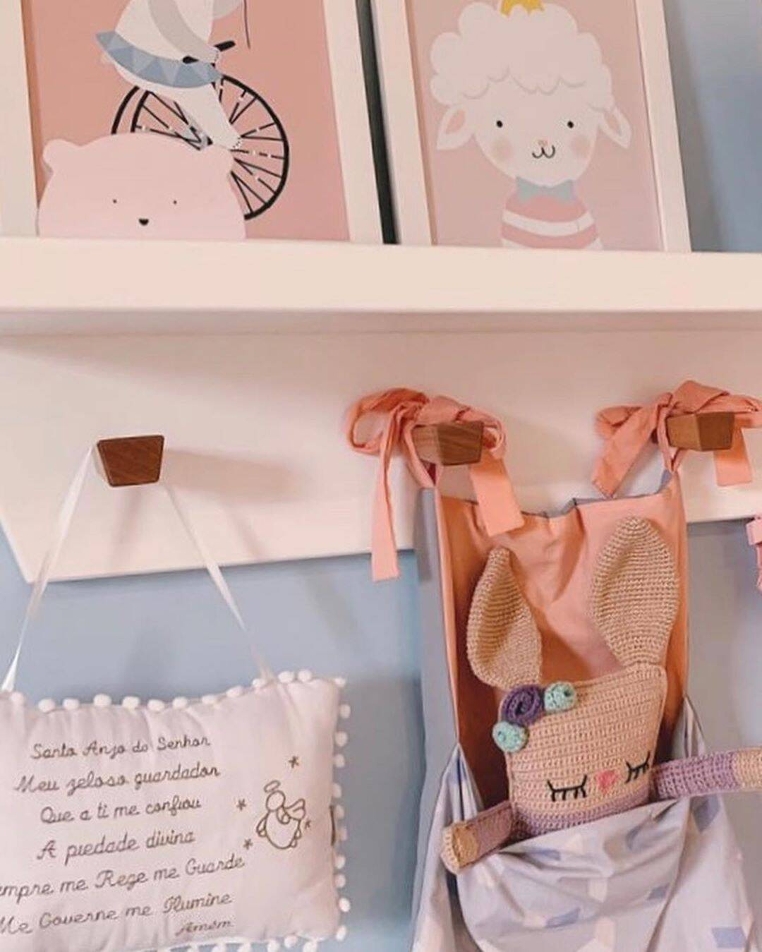 Detalhes do quarto da filha de Tatá Werneck. Foto: Reprodução/Instagram/@tatawerneck