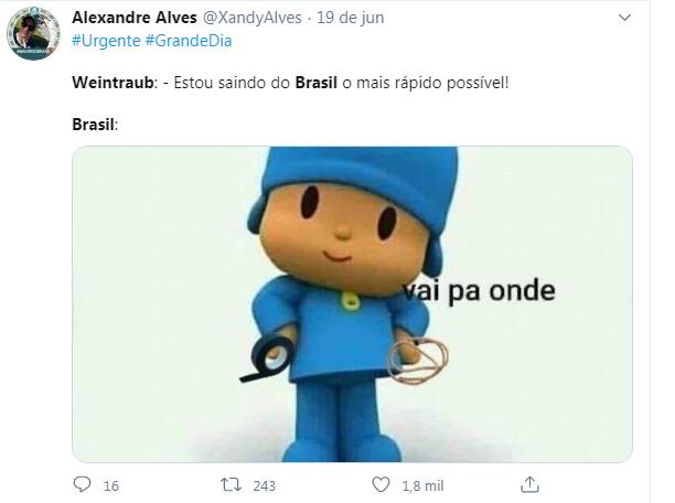 Memes do Weintraub. Foto: Reprodução