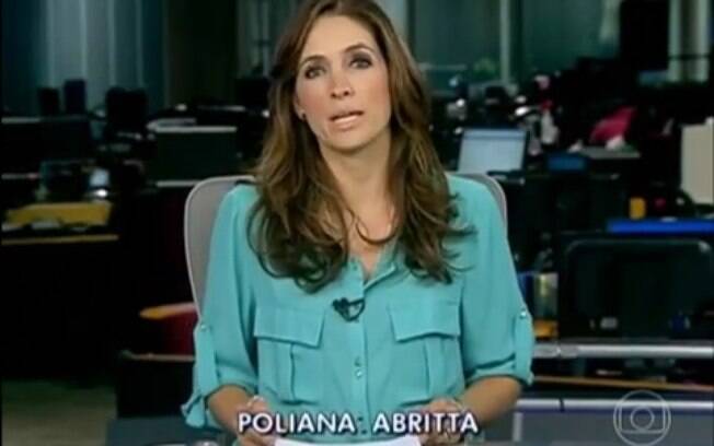 A jornalista substituiu Christiane Pelajo nas férias da âncora do 'Jornal da Globo' Reprodução