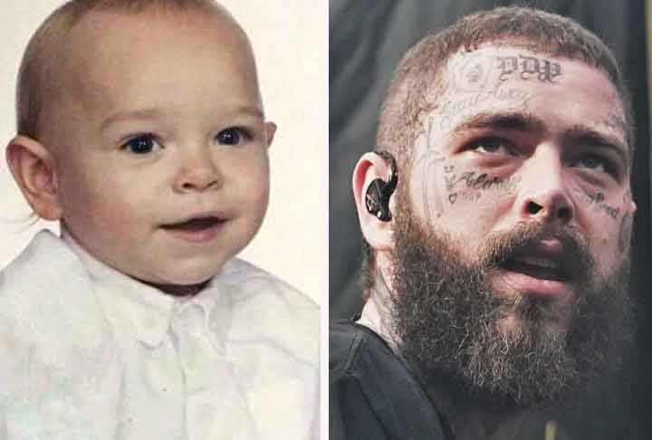 Post Malone, americano, nasceu em 4 de julho de 1995. Ele é filho do DJ Rich Post. Sua mãe se afastou quando ele era criança.