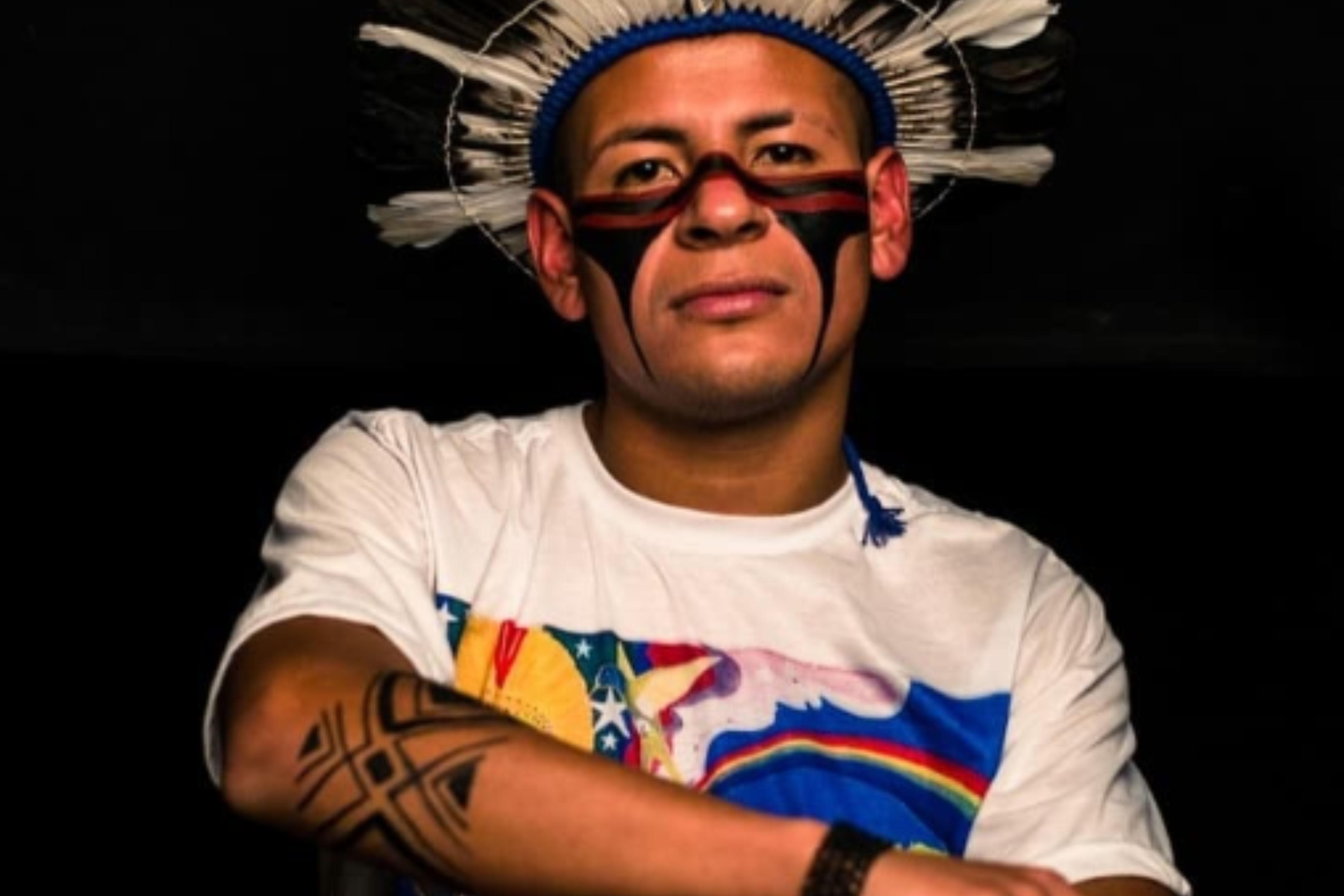 Jeferson Xondaro: rapper que apresentara o talk "Os povos indígenas e suas diferentes culturas - como você retrata isso na sua música?" Divulgação