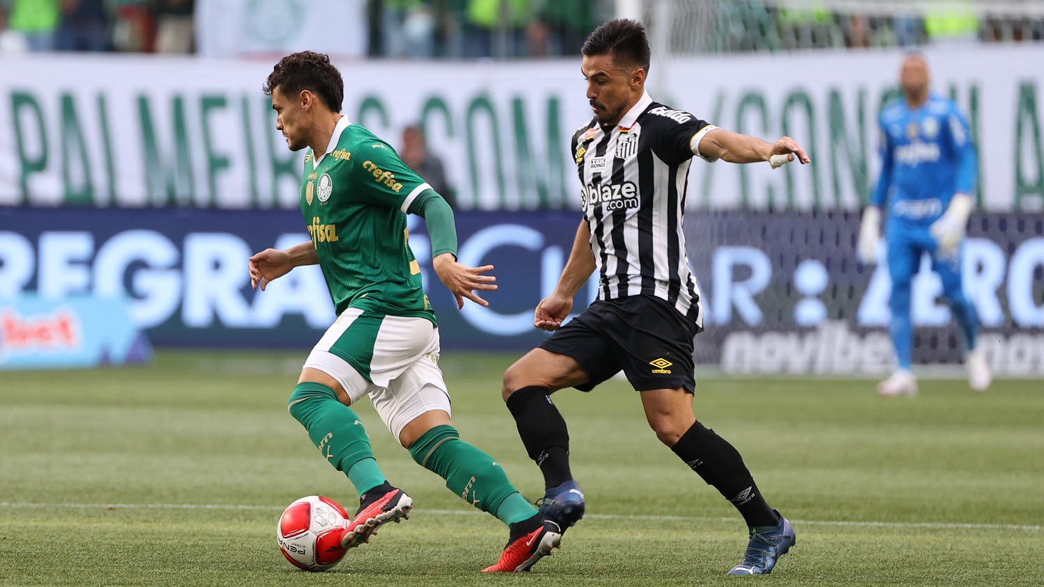 Palmeiras x Santos - Paulistão 2024 Cesar Greco / Palmeiras