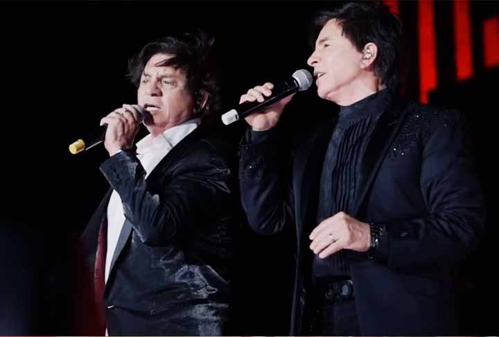 Uma das duplas sertanejas mais cultuadas da história, Chitãozinho e Xororó comandaram neste ano a estreia do gênero no Rock In Rio. 
 Reprodução: Flipar