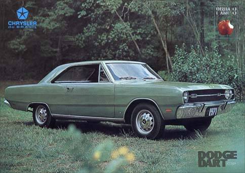Dodge Dart nacional, dos anos 70. Foto: Divulgação