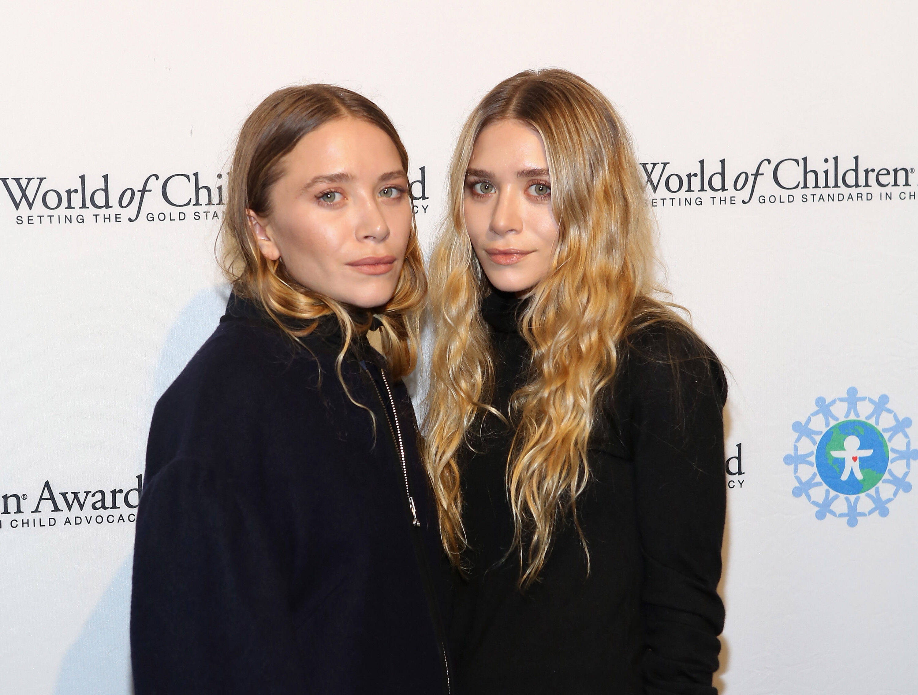 Irmãs Olsen: elas foram a sensação da TV americana nos anos 1980. Atualmente, Mari-Kate e Ashley são proprietárias da Dualstart Entertainment e assinam roupas da sua grife de luxo The Row. Foto: Getty Images