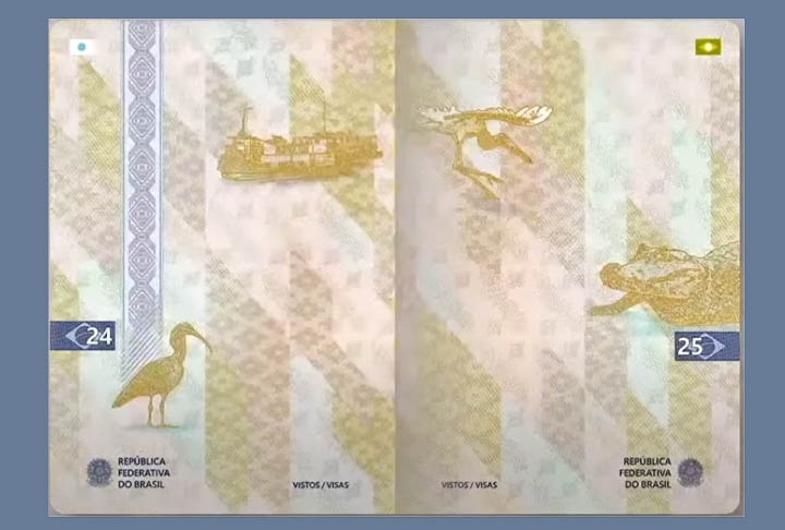 Além disto, o novo passaporte também passou por mudanças no seu design. Agora, o documento tem inspiração na diversidade cultural e da natureza do Brasil. 