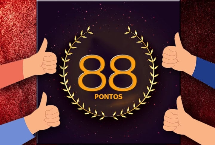O vinho alcançou 88 pontos numa escala máxima de 100 pontos.  Reprodução: Flipar