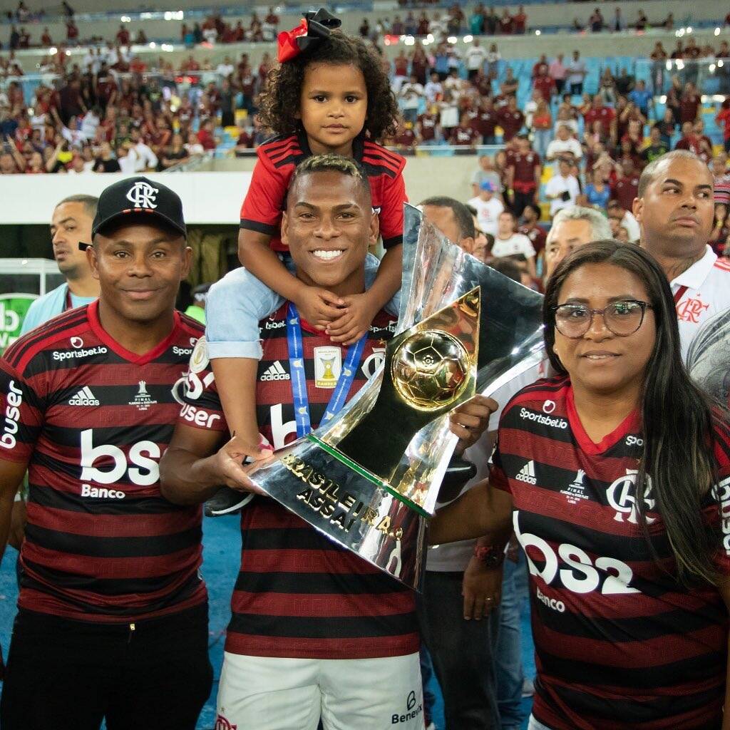Jogador do Flamengo. Foto: Instagram