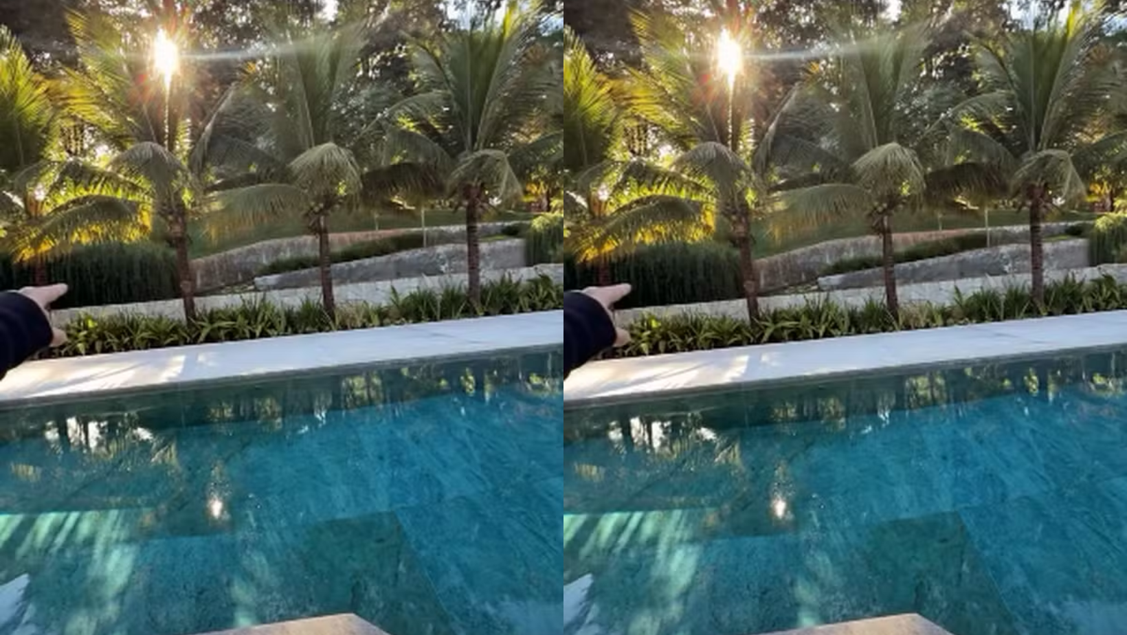 Zé Felipe mostra piscina. Foto: Reprodução Instagram - @zefelipe - 11.6.2025