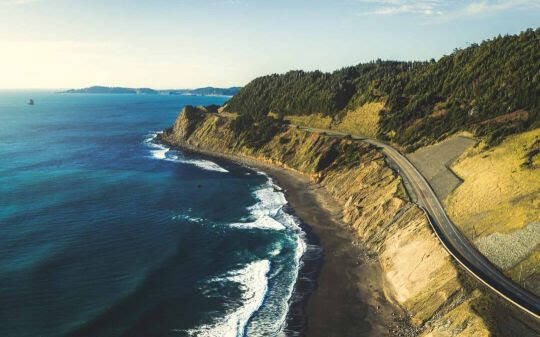 Oregon Coast está na beira do Oceano Pacífico. Foto: Reprodução/Portal Oregon is for Adventure