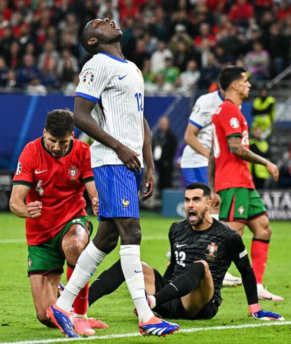 Portugal x França Foto: X/Uefa Euro 2024