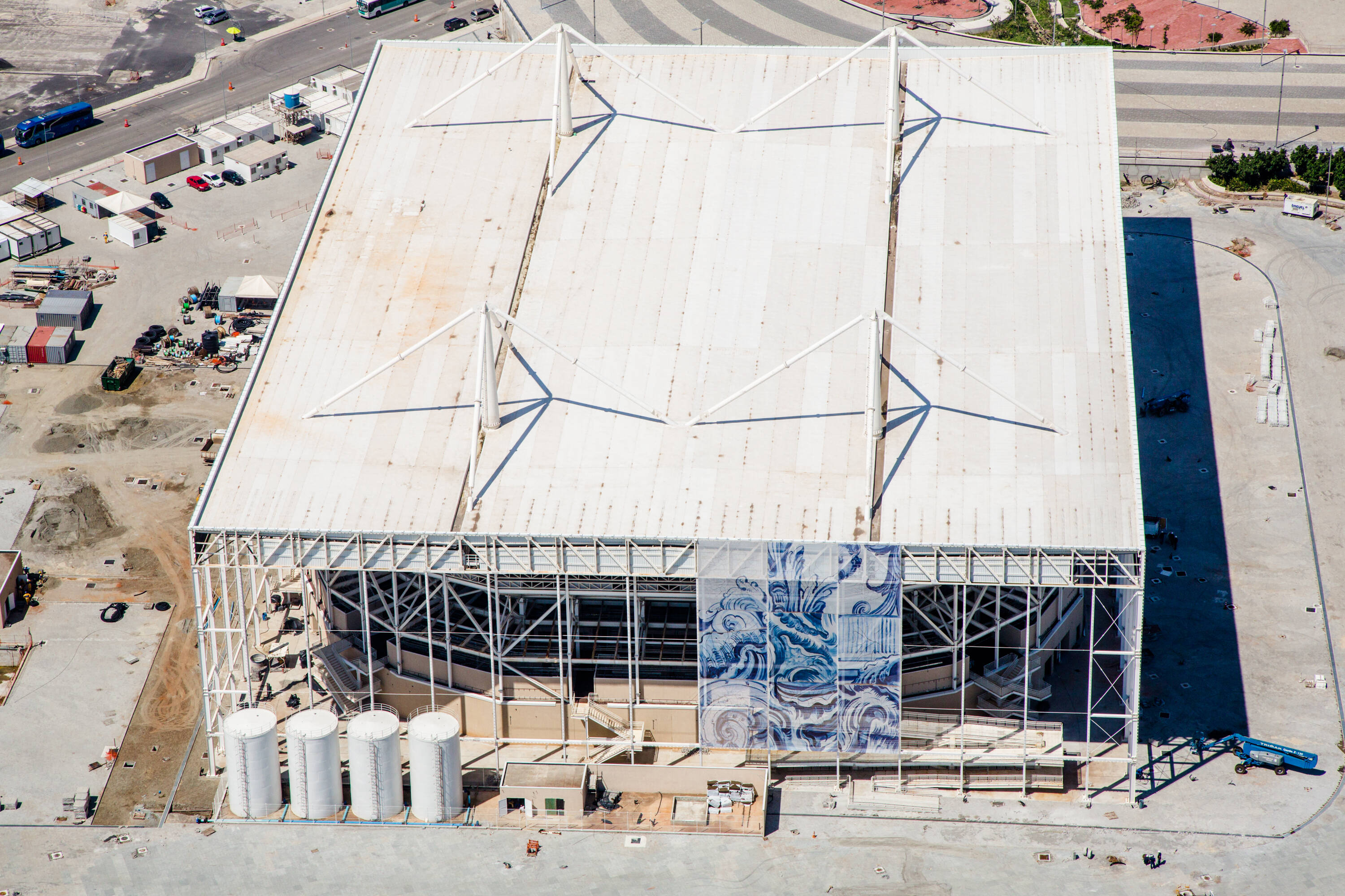 Estádio Olímpico de Esportes Aquáticos, no Parque Olímpico da Barra. Foto: André Motta/Brasil2016.gov.br