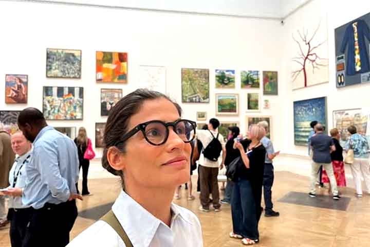 No fim de 2013, ela passou a comandar o dominical Fantástico, onde ficou até setembro de 2014. 
 Reprodução: Flipar