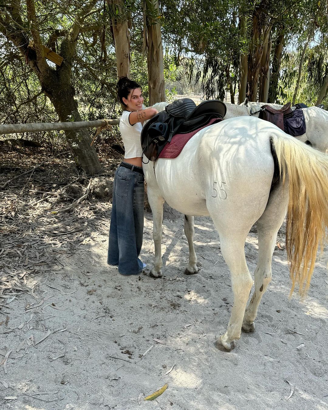 Mariana Goldfarb surge cavalgando no Instagram Instagram