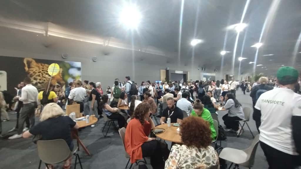 Corredores do evento. Foto: Foto: Michelle Valente / enviada especial do Portal iG