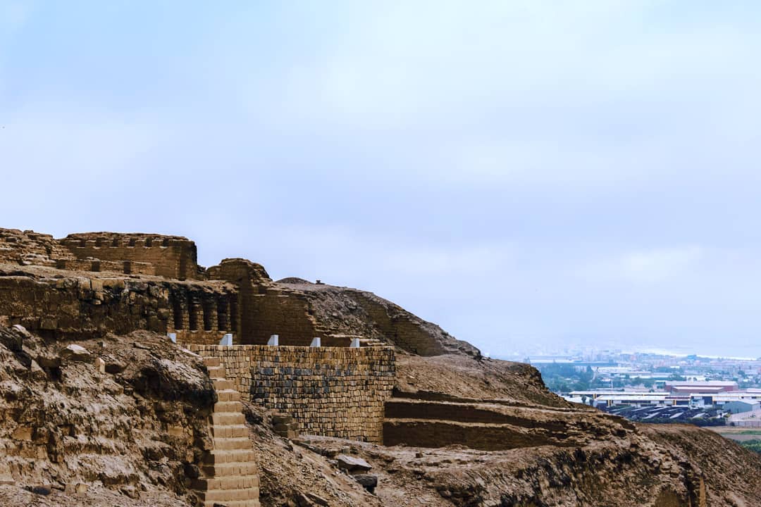 As Ruínas de Pachacámac, localizadas no distrito de Lurín, a 40 km do centro de Lima, a capital do Peru.. Foto: Reprodução/Instagram @fernando.rcg 06.01.2023