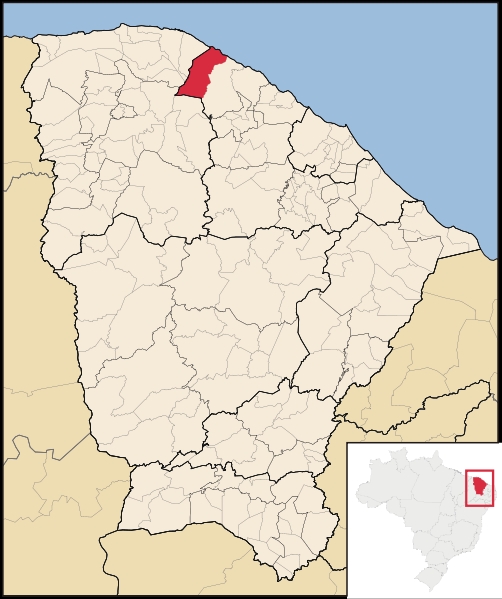 O pequeno município de Amontada fica no norte do Ceará e tem pouco mais de 44 mil habitantes.