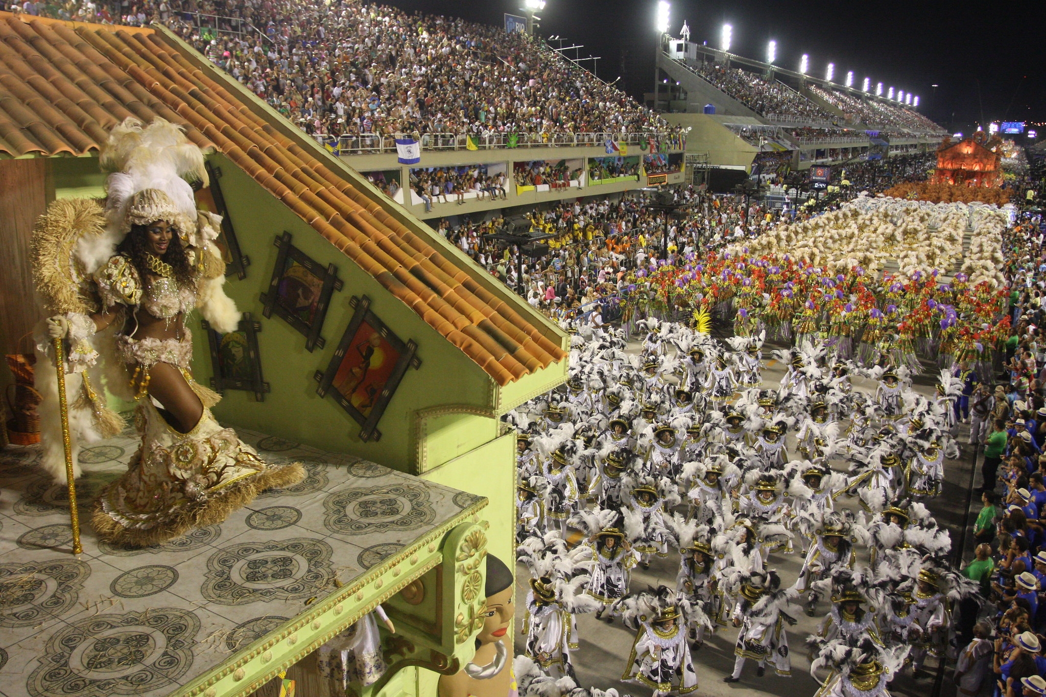 A Unidos da Tijuca conquistou seu terceiro título de campeã do carnaval carioca, em 2012, com um desfile em homenagem aos cem anos do nascimento do cantor Luiz Gonzaga, morto em 1989. Penúltima escola da segunda noite, a Tijuca apresentou o enredo desenvolvido por Paulo Barros e ficou com  o troféu. Reprodução: Flipar