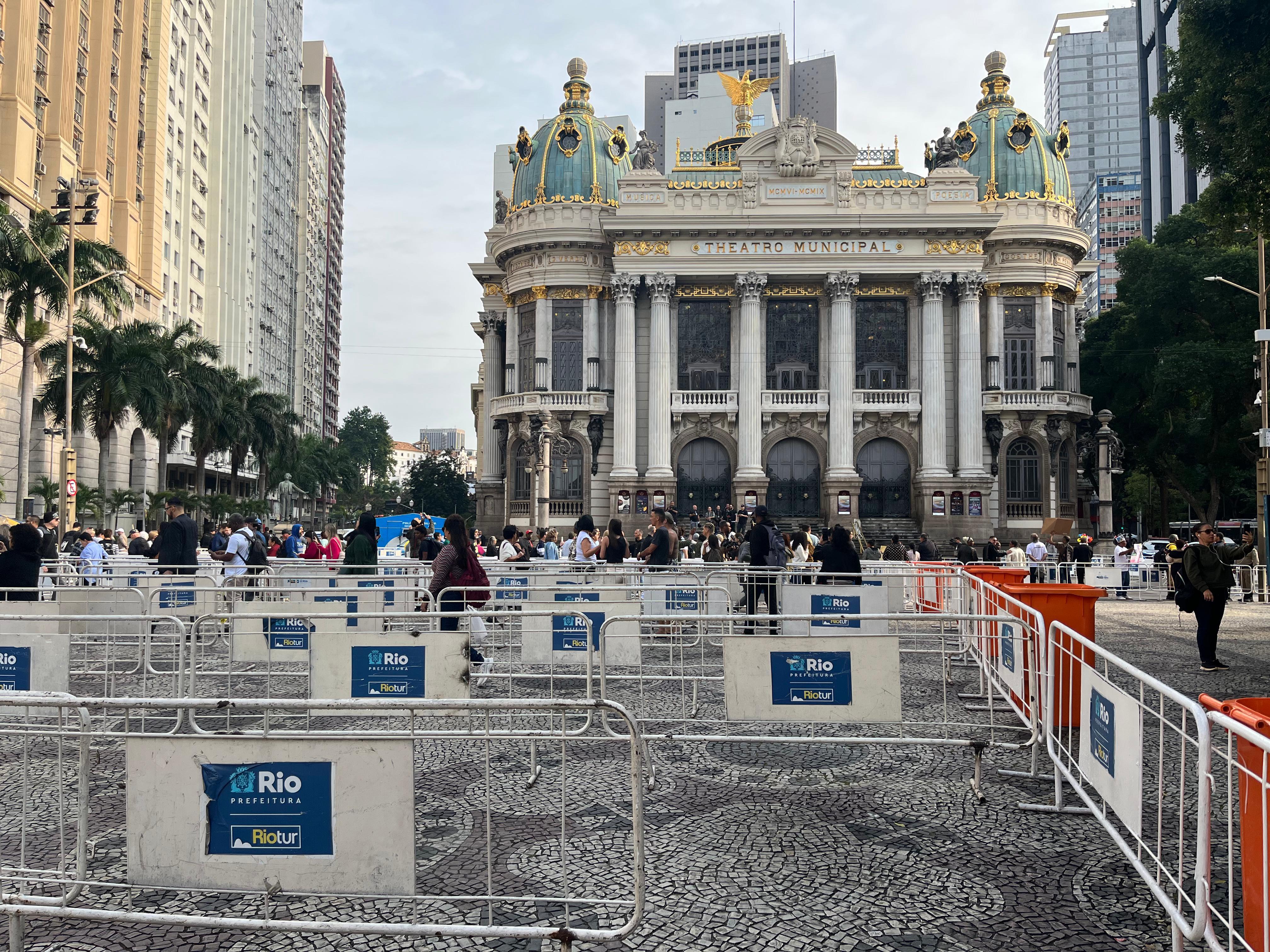 Velório ocorre no Theatro Municipal. Foto: Foto: João Pedro Lima/ Portal iG