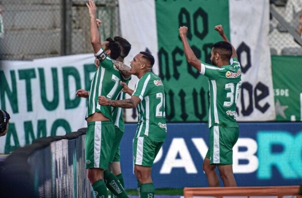Juventude (3º colocado com 60 pontos): 75,3% chances de acesso - Jogos que restam: ABC (f), Ponte Preta (c) e Ceará (f). - Foto: Gabriel Tadiotto/Juventude