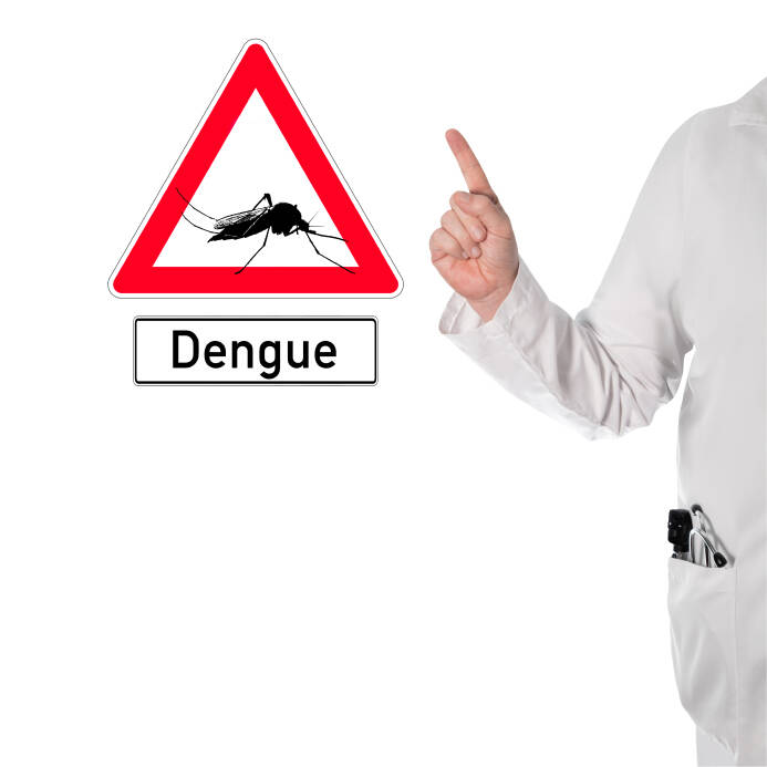 A dengue causa febre alta, dores no corpo, dores atrás dos olhos e a tão temida queda de plaquetas, que pode causar hemorragias sérias iStock