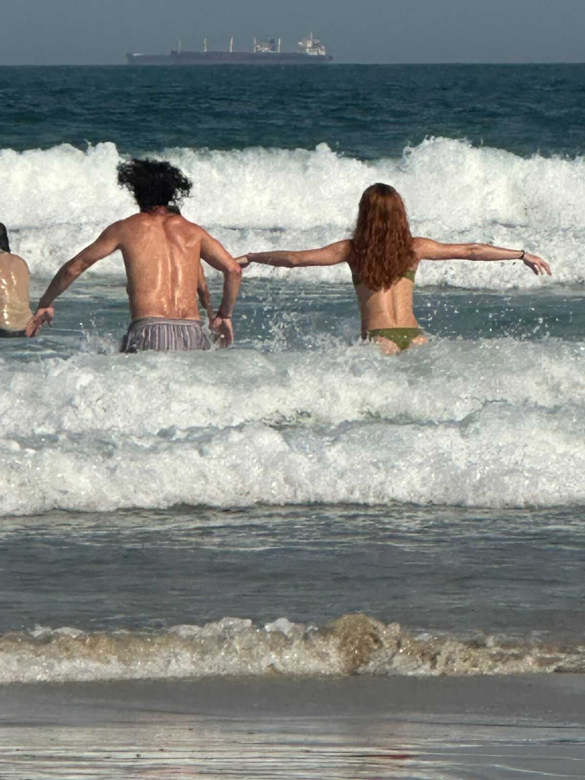 José Loreto nadando. Foto: Foto: Karina Diegues