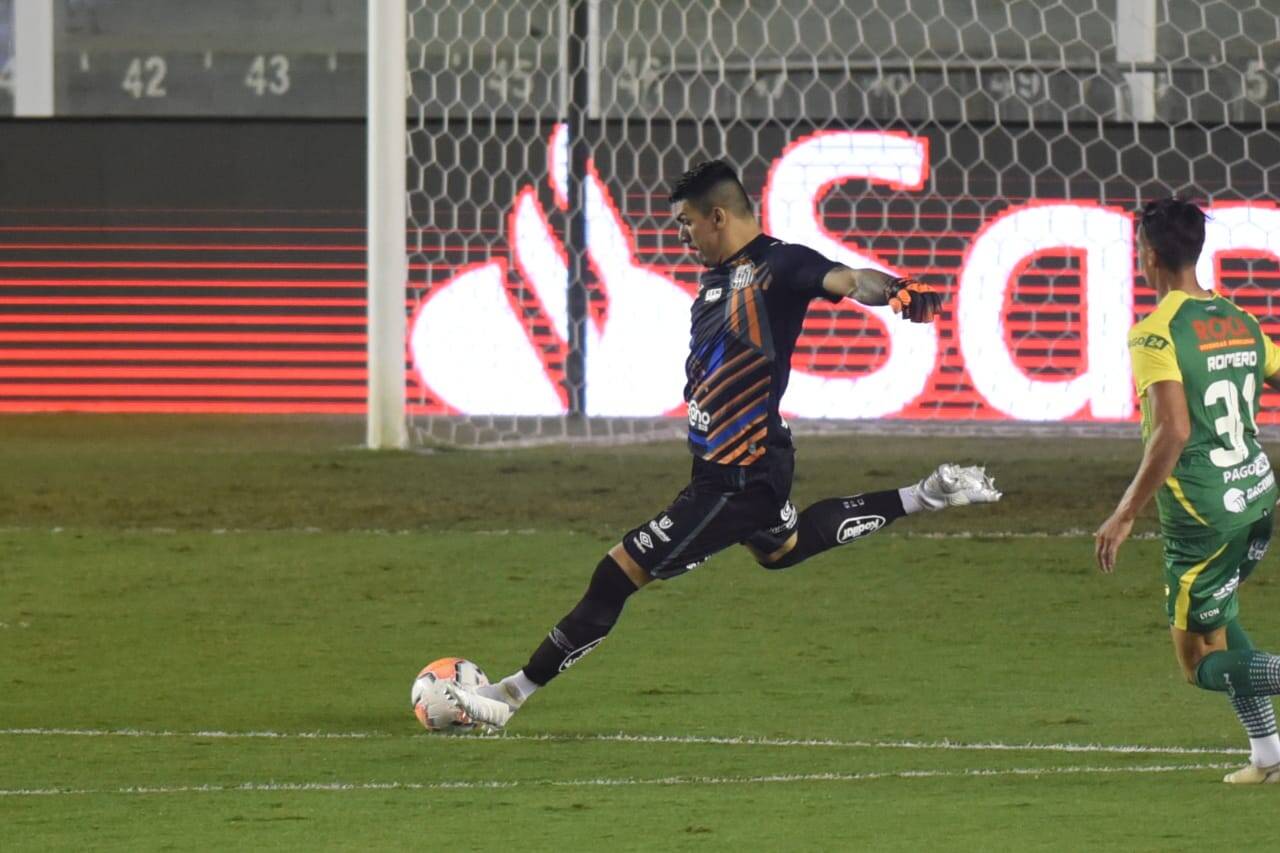 Santos x Defensa y Justicia. Foto: Reprodução/Twitter Santos