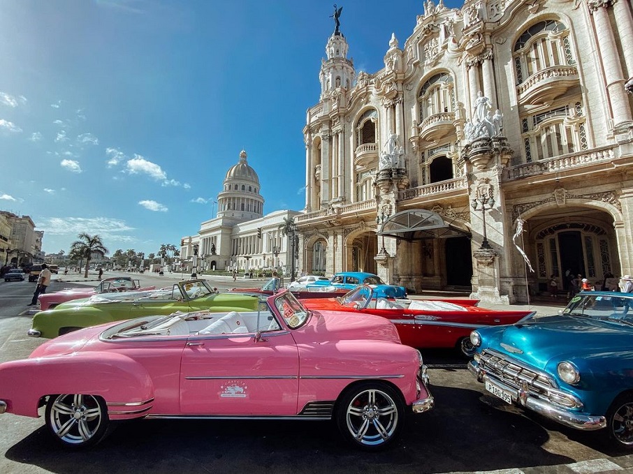 O Gran Teatro de La Habana, em Havana, Cuba. Foto: Reprodução/Instagram 23.02.2023