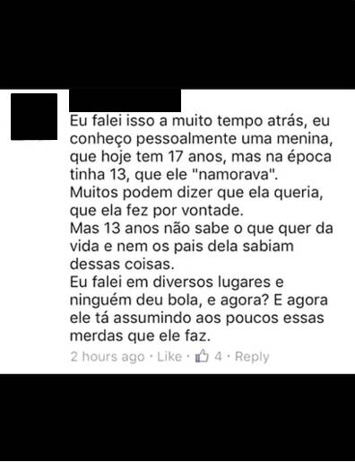 Enquanto ainda estava no "BBB", denúncias de pedofilia contra Laércio já surgiram nas redes sociais . Foto: Reprodução/Facebook