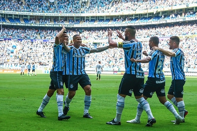 Nessa data, o Tricolor Gaúcho fez 1 a 0, na Arena do Grêmio, pela última rodada do Campeonato Brasileiro. O gol da partida foi marcado por Jael. - Foto: Lucas Uebel/Grêmo FBPA