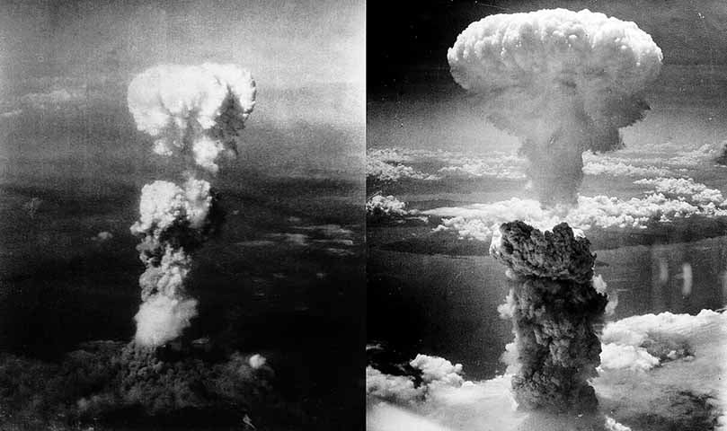 O bombardeio de Hiroshima, em agosto de 1945, marcou o início da era nuclear. Alguns leitores de Nostradamus acreditam que quadras mencionando “fogo maior que o sol” e “cidades calcinadas” seriam referências veladas à tragédia atômica. É uma associação comum, ainda que controversa. Reprodução: Flipar
