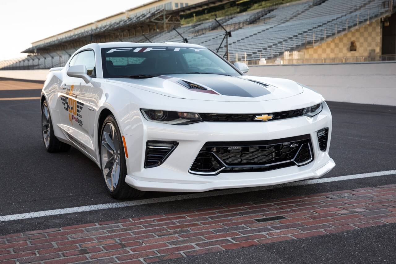 Chevrolet Camaro SS estará na edição número 100 das 500 Milhas de Indianápolis. Foto: Divulgação