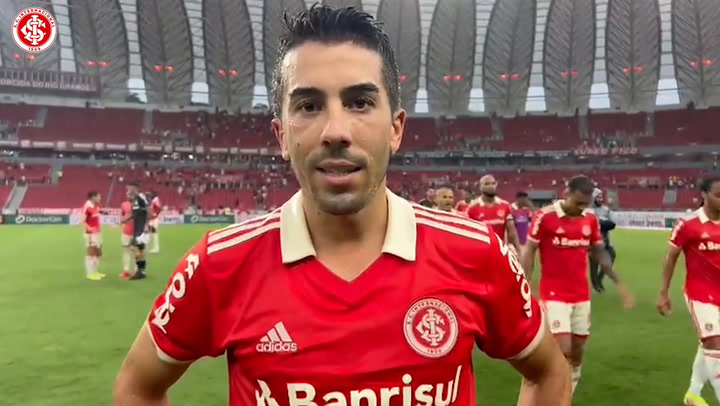 Carlos de Pena: ‘Fizemos um grande jogo’ SC Internacional