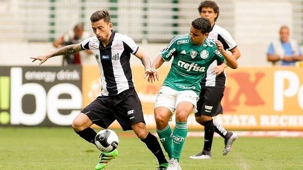 Palmeiras x Santos. Foto: Divulgação