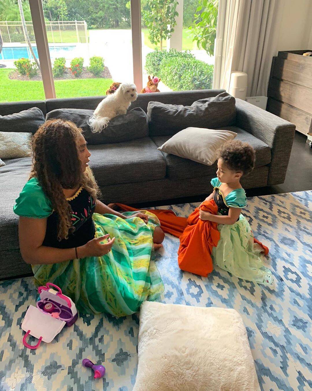 Filha de Serena Williams. Foto: Instagram