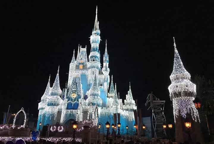 Localizada em Orlando, nos Estados Unidos, a Walt Disney World Resort é o sonho de destino de muitos turistas e, por isso, é um dos lugares mais visitados no mundo. Reprodução: Flipar