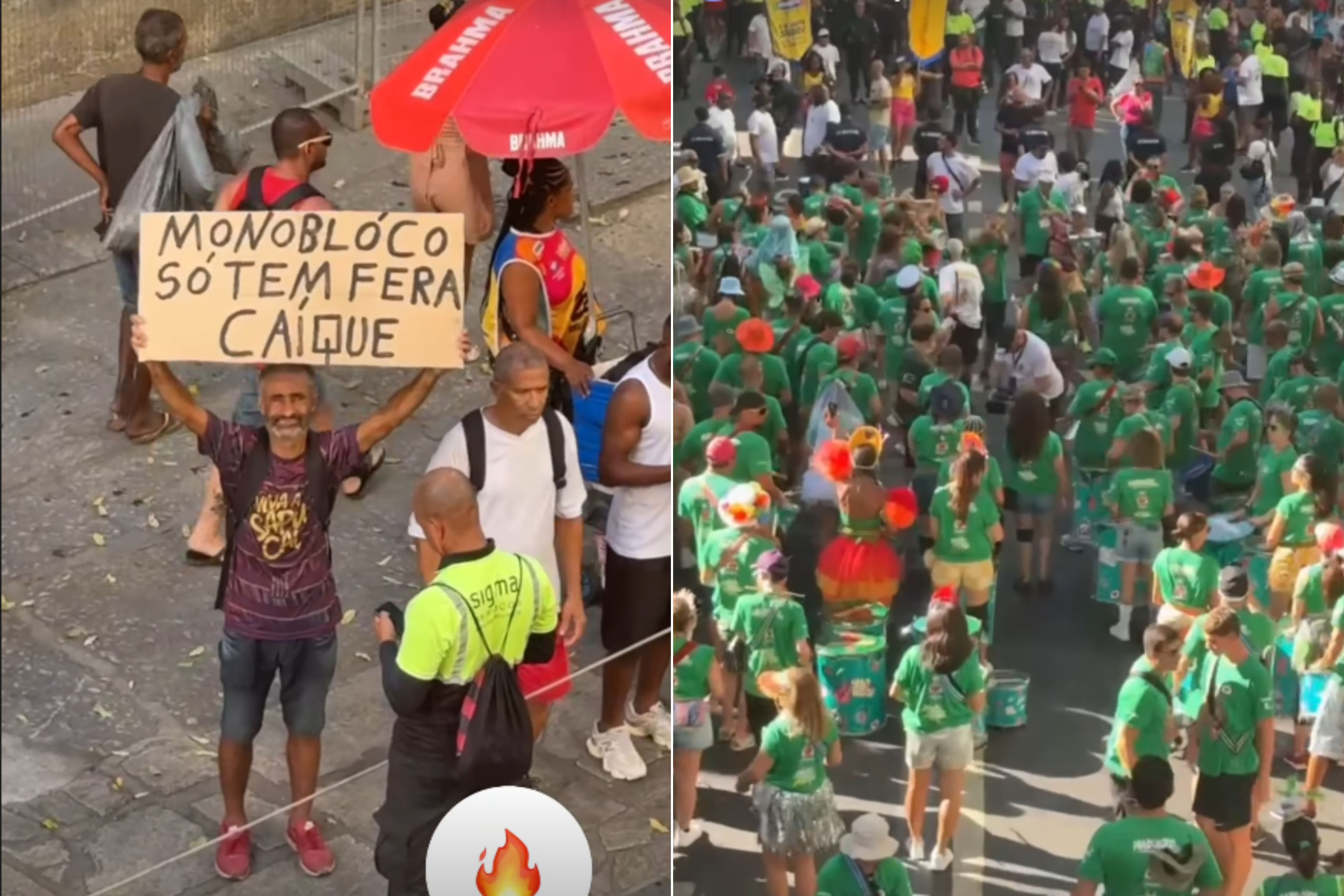 Monobloco encerra carnaval de rua no Rio com desfile para 80 mil foliões Instagram