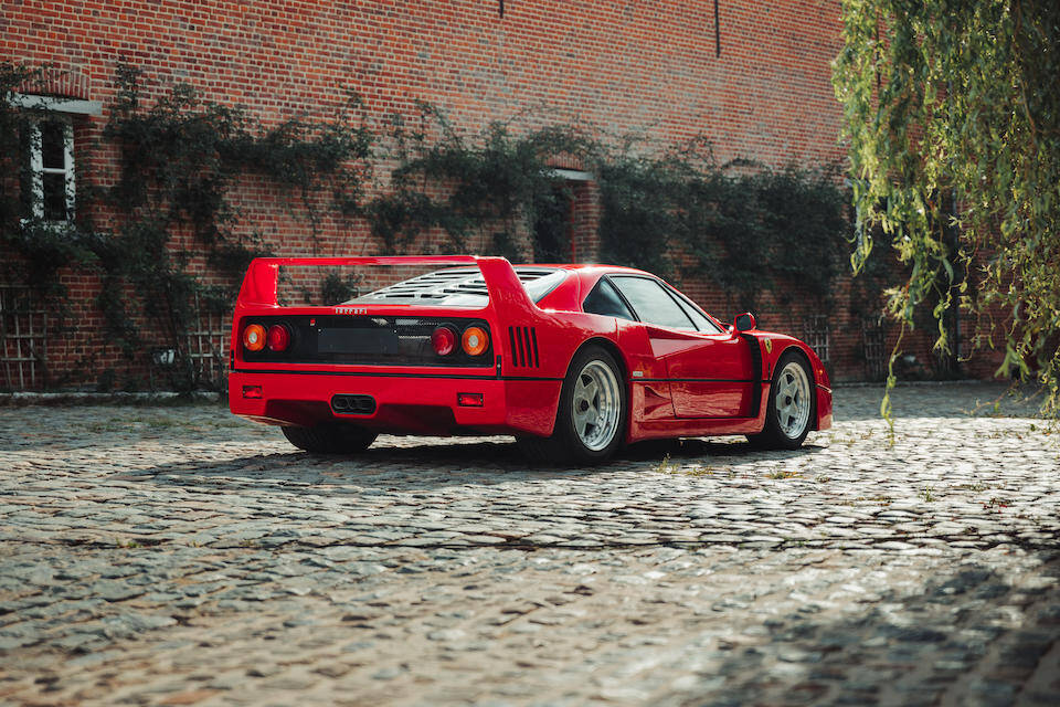 Ferrari F40. Foto: Divulgação