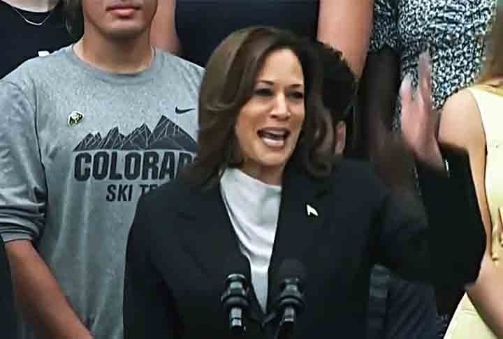 Kamala Harris também teve posicionamento incisivo em relação às guerras da Ucrânia e entre Hamas e Israel.

 Reprodução: Flipar