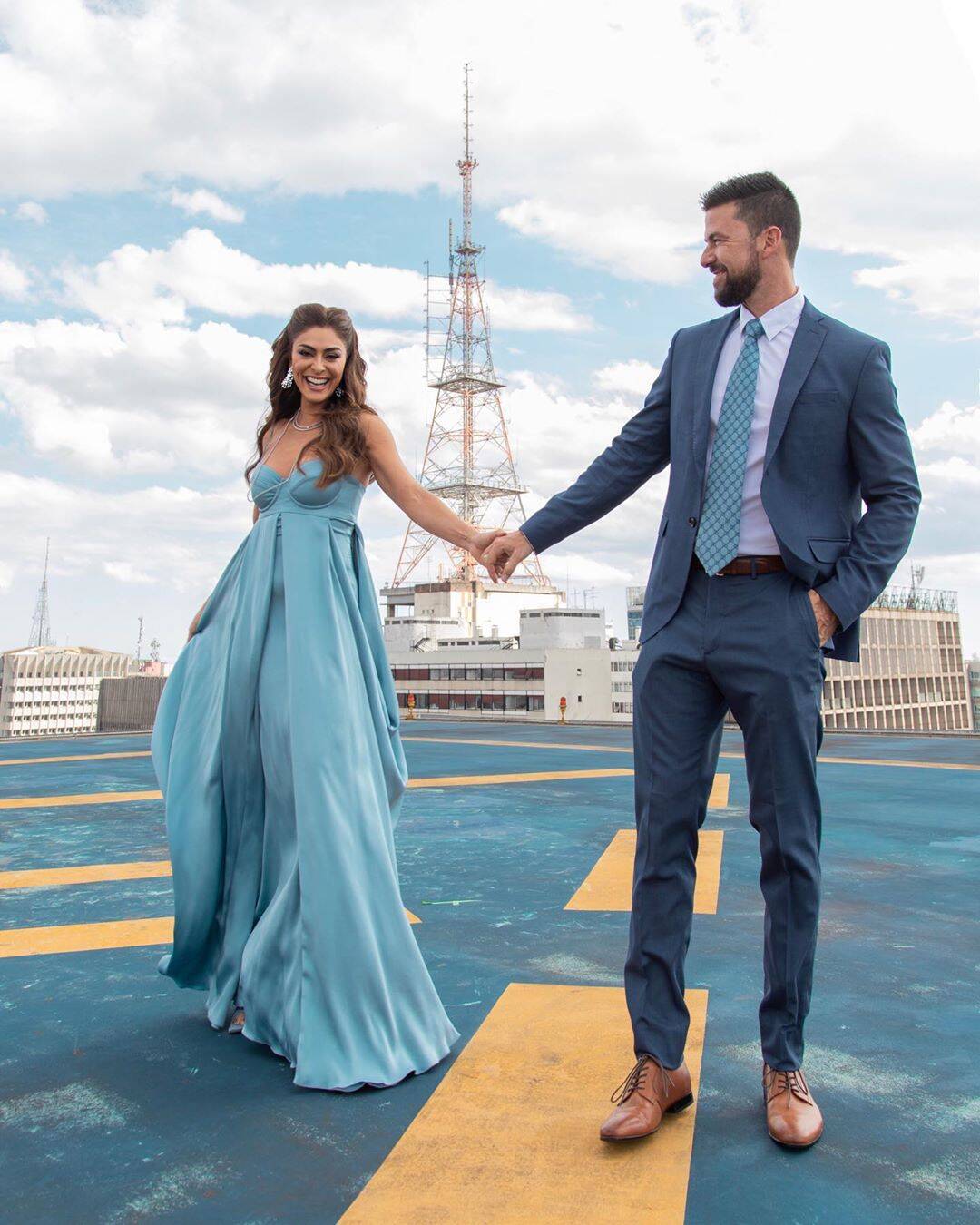 Celebridades no casamento do maquiador. Foto: Reprodução / Instagram