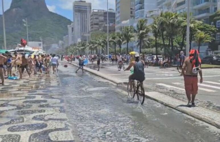 O Centro de Operações do Rio de Janeiro (COR) informou durante a ressaca que os cariocas evitassem tomar banho de mar, se exercitar na orla, realizar atividade física perto da praia ou praticar o ato da pesca. 