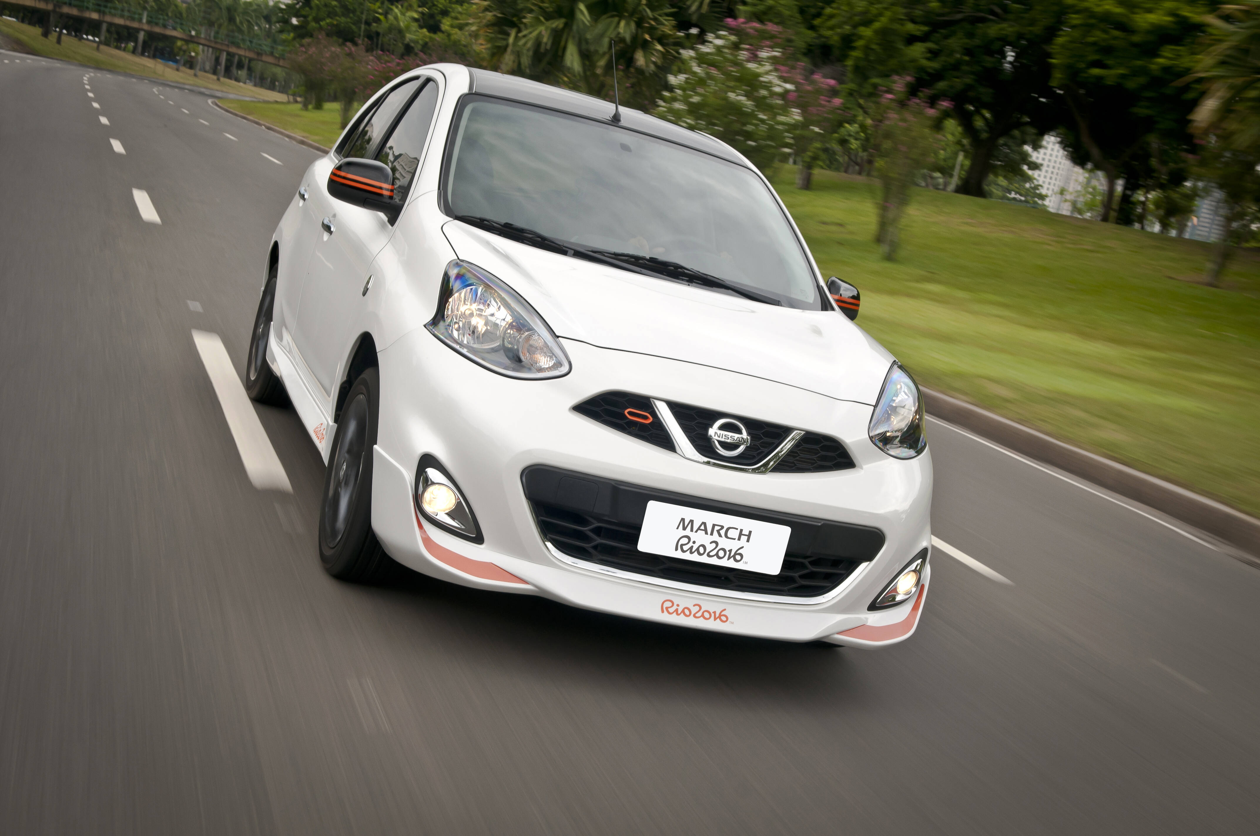 Nissan March Rio 2016. Foto: Divulgação