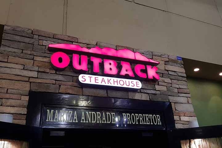 O Brasil tem quase metade da lojas do Outback instaladas fora dos Estados Unidos - um total de 336 em 23 países.
 Reprodução: Flipar